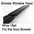 Safe Smoke Window Visor Sun Rain Vent Guard 4 Pcs Set for Kia Soul Booter 2020+