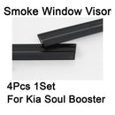 Safe Smoke Window Visor Sun Rain Vent Guard 4 Pcs Set for Kia Soul Booter 2020+