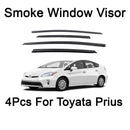 Nuevo Safe Smoke Window Visor Sun Rain Vent Guard 4 piezas Set para Toyota Prius 09 ~ 15