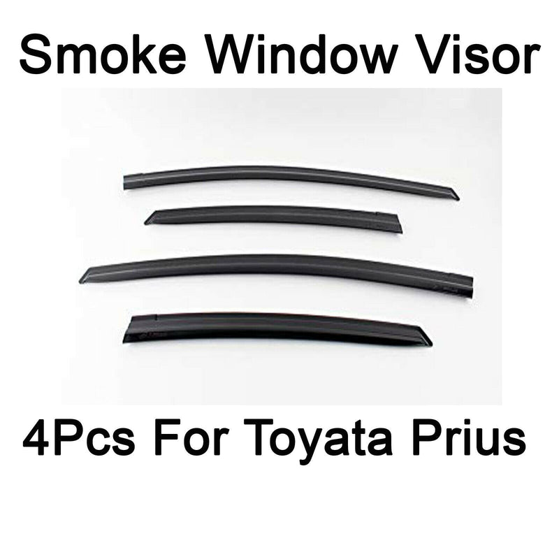 New Safe Smoke Window Visor Sun Rain Vent Guard 4 Pcs Set for Toyota Prius 09~15