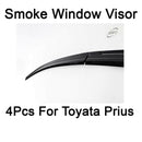 Nuevo Safe Smoke Window Visor Sun Rain Vent Guard 4 piezas Set para Toyota Prius 09 ~ 15
