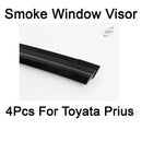Nuevo Safe Smoke Window Visor Sun Rain Vent Guard 4 piezas Set para Toyota Prius 09 ~ 15