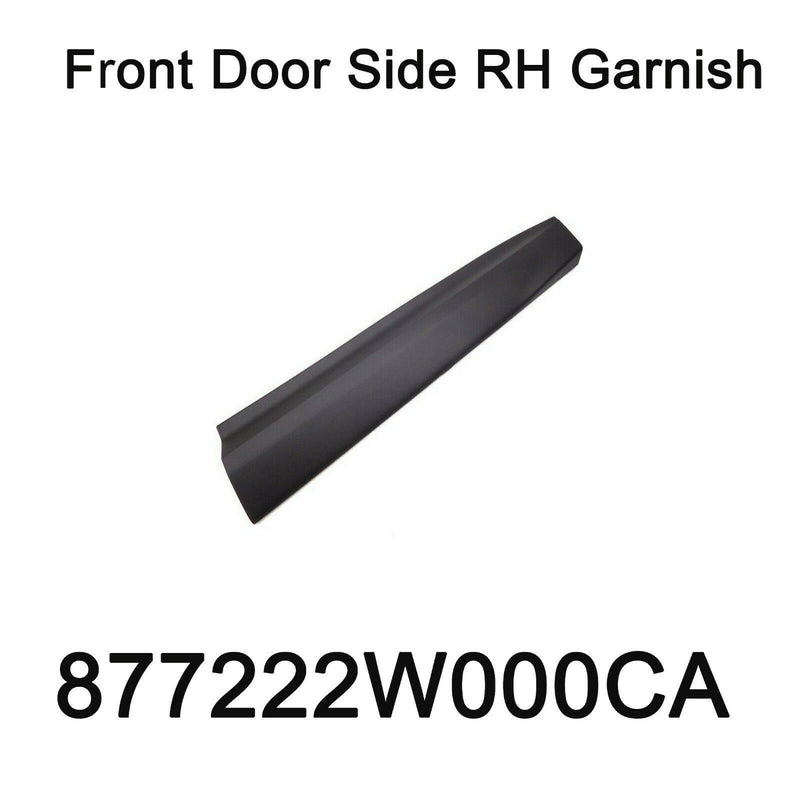 Genuine Front Door Side RH Garnish Oem 877222W000CA For Hyundai Santa Fe 13-16