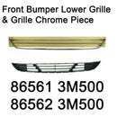 Genuine Front Bumper Grille & Bumper grille Chrome Piece For Genesis Sedan 12-14