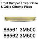 Genuine Front Bumper Grille & Bumper grille Chrome Piece For Genesis Sedan 12-14