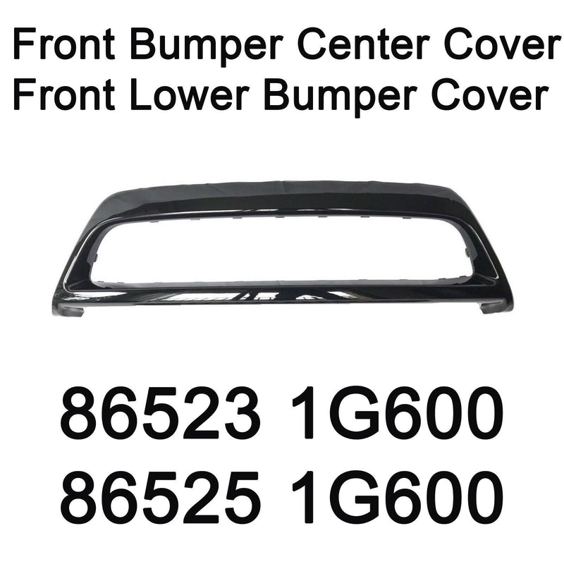 Genuine Front Center Bumper Cover & Front Lower Bumper Cover For Kia Rio 10-11