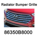 Genuine Radiator Bumper Grille Chrome Oem With Emblem For Hyundai Santa Fe 13-16