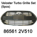 Rejilla de parachoques delantero genuina 5 uds Oem 865612V510 para Hyundai Veloster Turbo 13-17