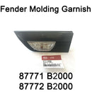 Genuine Fender Exterior Molding Oem Garnish With Lamp RH LH For Kia Soul 14-19