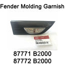 Genuine Fender Exterior Molding Oem Garnish With Lamp RH LH For Kia Soul 14-19