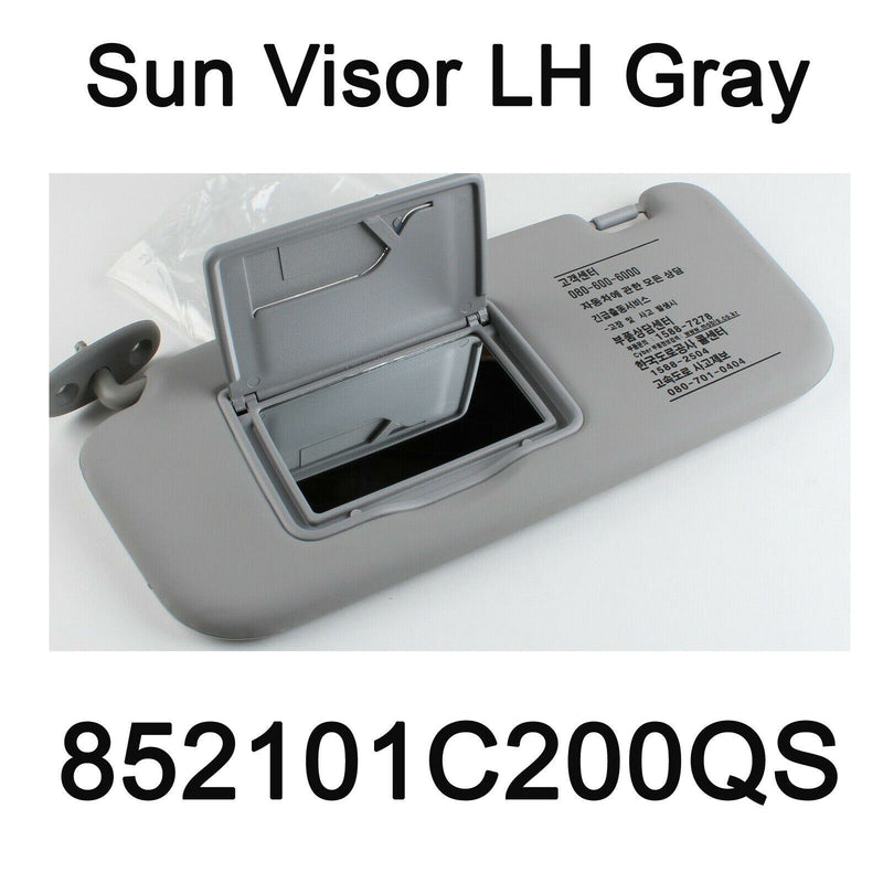 Genuine Sun Visor Driver LH Gray Oem 852101C200QS For Hyundai Getz Click 02-12