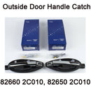 Nuevo juego de manija de puerta exterior genuina RH LH 82660 2C010 para Tiburon 03-08