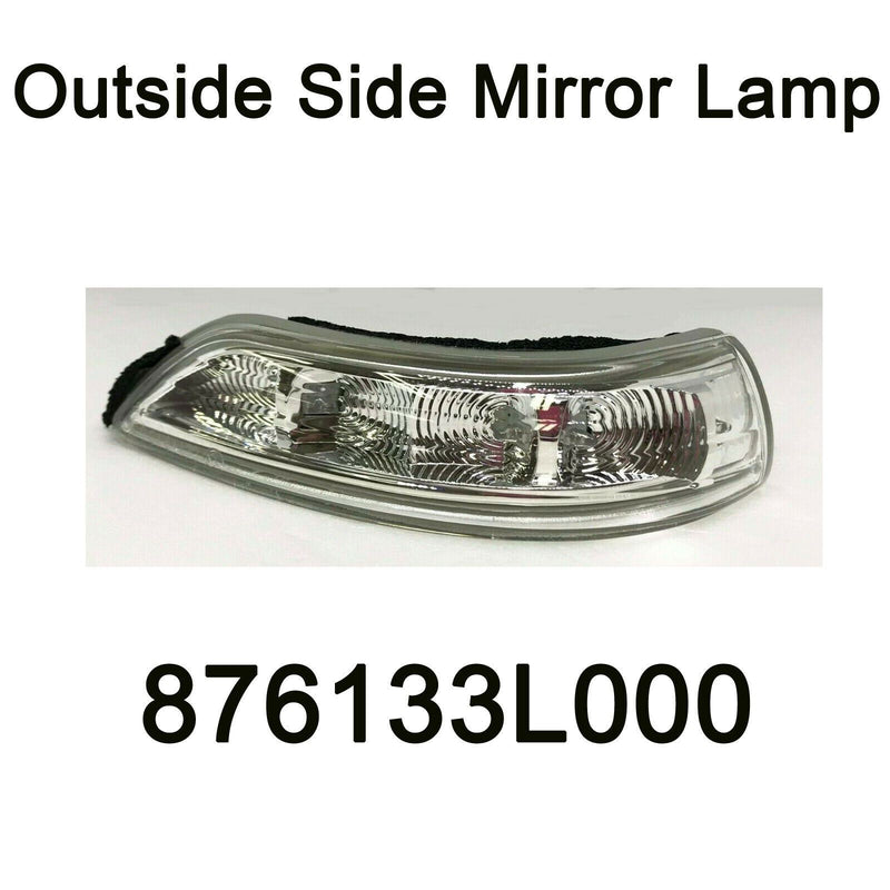 Lámpara LED de espejo exterior genuina 87613 3L000 para Hyundai Grandeur Azera TG 06-10