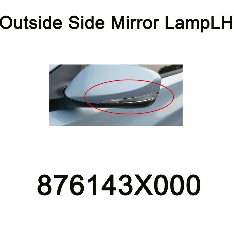 Genuine Outside Mirror Signal Lamp 876143X000 For Hyundai Elantra Avante 11-14