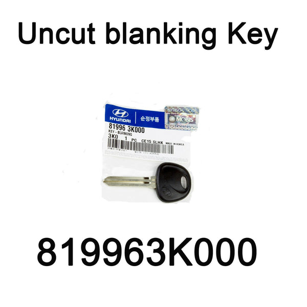 New Genuine Uncut Blanking Key Oem 819963K000 For Hyundai Sonata NF 2006-2010