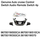 Interruptor de control de crucero automático genuino Interruptor remoto de audio 4p para Kia Rio Rio5 12-14