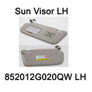 Genuine Sun Visor LH RH 852012G020QW 852022G010QW For KIA Optima Magentis 06-10