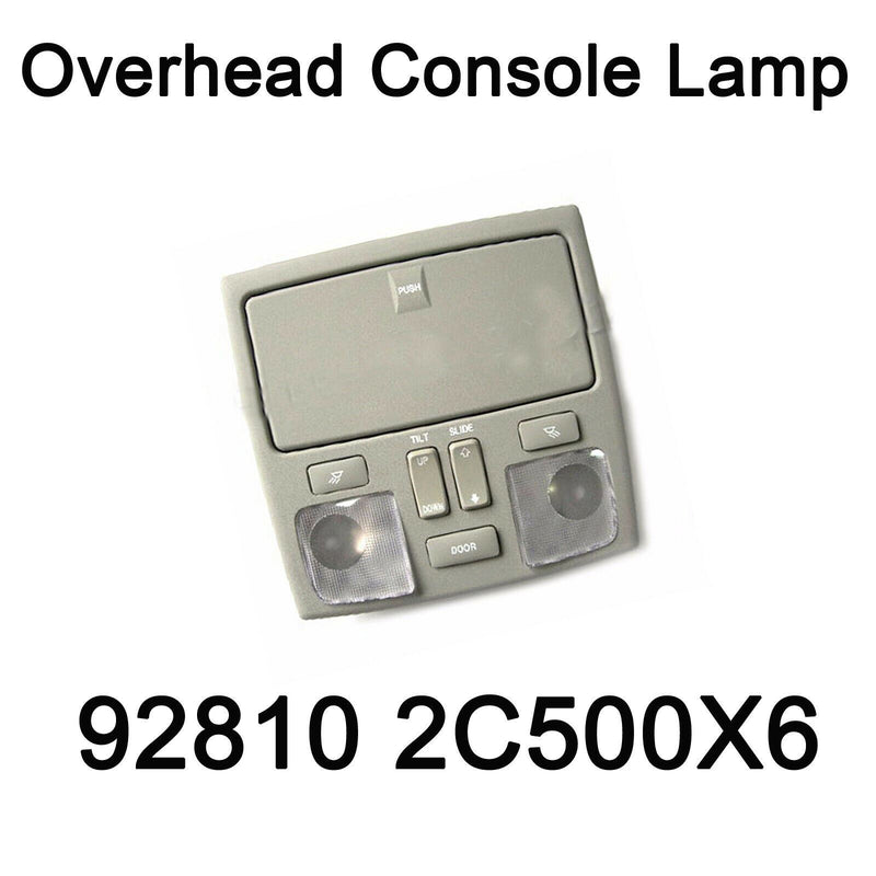 Lámpara de luz de mapa de consola superior genuina 92810 2C500X6 para Hyundai Tiburon 06-08