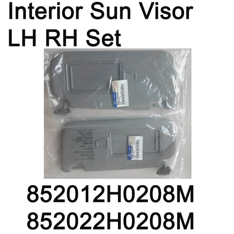 Interior Sun Visor Left Right Set - 852012H0208M / 852022H0208M