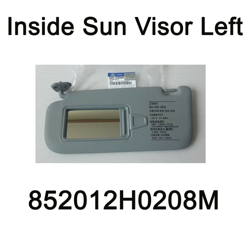 New Genuine Inside Sun Visor Left Oem 852012H0208M For Hyundai Elantra 2007~2010