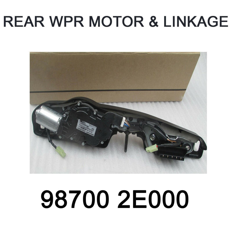 Nuevo motor de limpiaparabrisas trasero original y varillaje Oem 987002E000 Hyundai Tucson 2004~2009