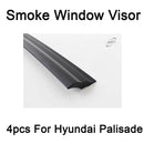 New Smoke Window Vent Visors Deflector Rain Guards 4p for Hyundai Palisade 2020+