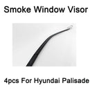 New Smoke Window Vent Visors Deflector Rain Guards 4p for Hyundai Palisade 2020+
