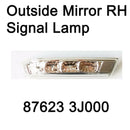 Genuine Outside Mirror RH Signal Lamp 87623 3J000 For Hyundai Tucson IX55 07-12