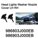 Cubierta de boquilla de arandela de luces delanteras genuinas LH RH para Hyundai Veracruz ix55 07-12