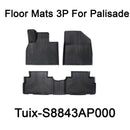 New Tuix Floor Mats 3pcs S8843AP000 Left Driver Only For Hyundai Palisade 2019