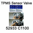 Genuine OEM TPMS Sensor Valve OEM 52933 C1100 4Pcs for Hyundai Tucson 2016-2017
