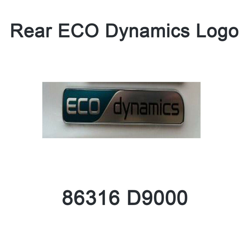 Logotipo ECO Dynamics trasero genuino 86316 D9000 para Kia All New Sportage 2015-2017 