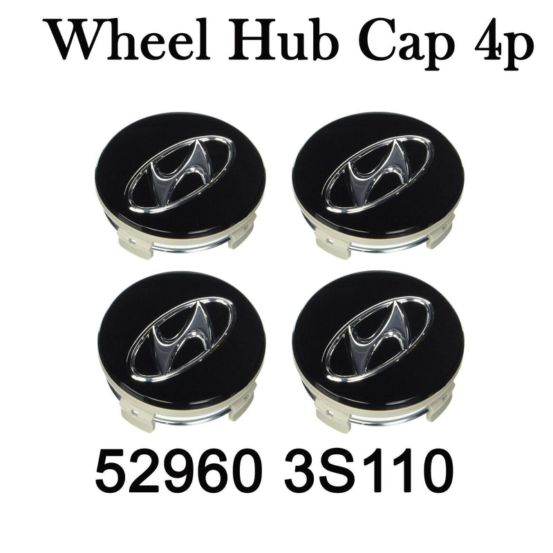 Cubierta de tapa central de rueda genuina 52960 3S110 4 piezas para Hyundai YF Sonata 2011-2014 