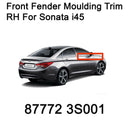 Genuino guardabarros delantero cromado guarnición RH 877723S001 para Hyundai YF Sonata 11-14 