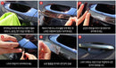 New Interior Carbon Sticker Door Catch&Side Mirror for KIA Stinger 17~20 (6 Pcs)