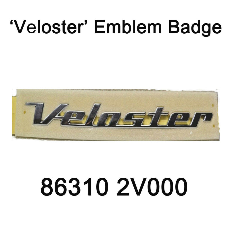 Genuine Rear 'Veloster' Logo Emblem Badge 863102V000 For Hyundai Veloster 11-17