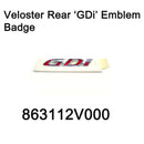 Nueva insignia de emblema 'GDi' trasera de maletero genuino 863112V000 para Hyundai Veloster 11-17 