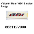 Nueva insignia de emblema 'GDi' trasera de maletero genuino 863112V000 para Hyundai Veloster 11-17 