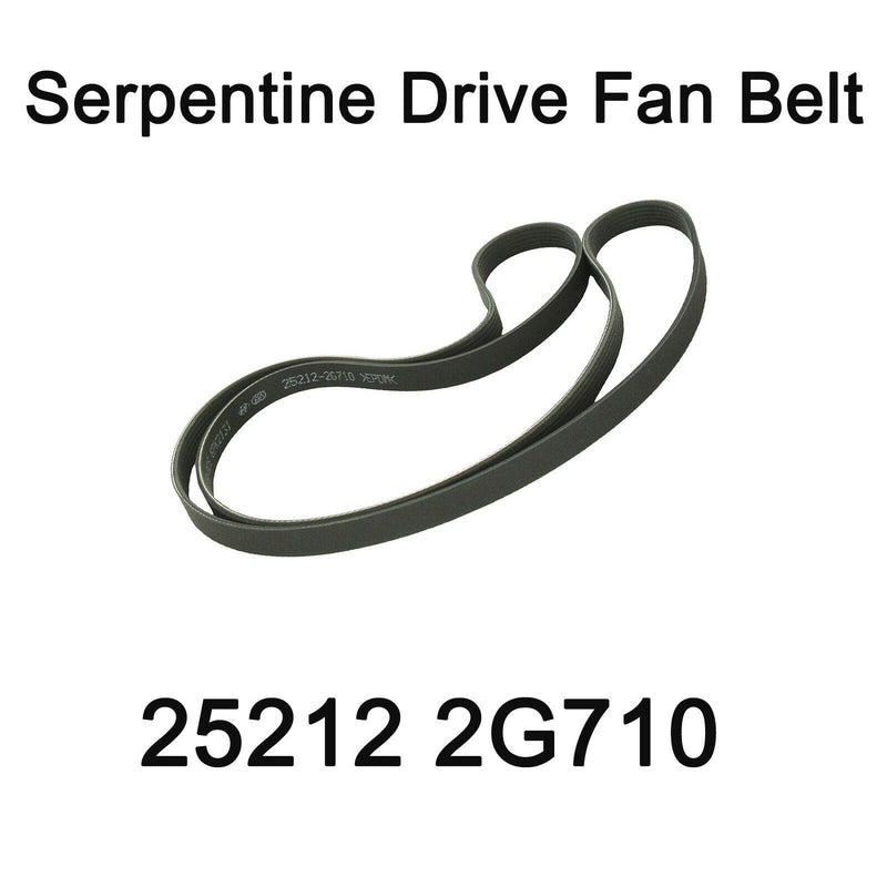 Genuine Serpentine Drive Fan Belt 252122G710 For Hyundai Sonata Kia Optima 11-13