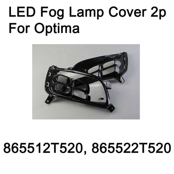 Nueva cubierta de lámpara de luz antiniebla LED genuina LH RH Oem 2p para Kia Optima K5 2014-2015