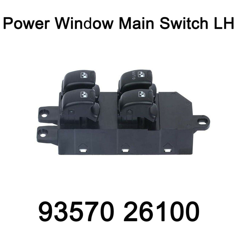 Interruptor principal del elevalunas eléctrico genuino delantero izquierdo 9357026100 para Hyundai Santa Fe 01-06