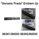 Genuino Genesis Prada Logo guardabarros emblema LH RH para Hyundai Genesis Prada 08-12