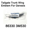 Genuine Tailgate Trunk Wing Emblem 863303M530 For Hyundai Genesis Sedan 08-14