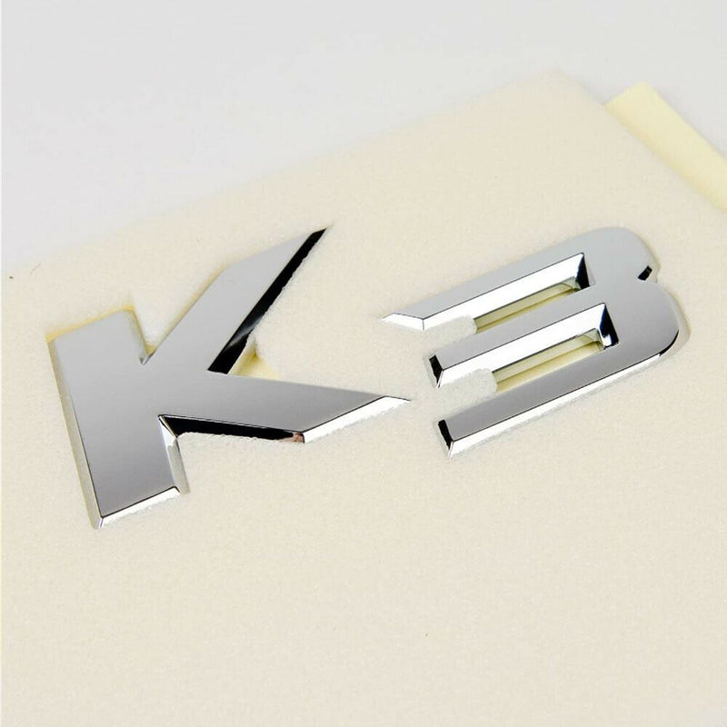 New Genuine Rear K3 Lettering Logo Emblem Oem 86311A7000 For Kia K3 2013-2016