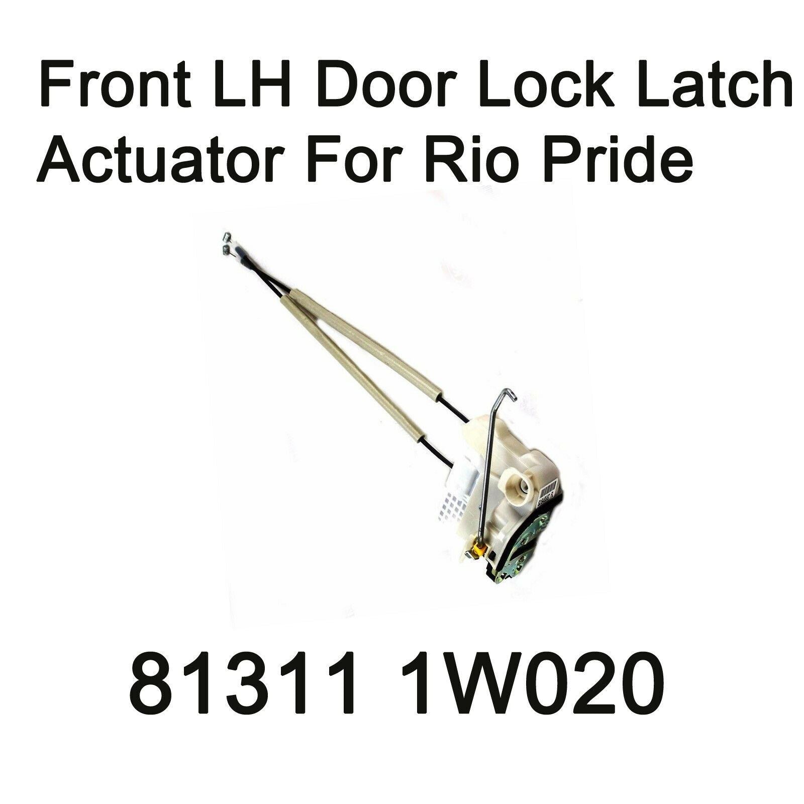 Actuador de pestillo de bloqueo de puerta delantera genuino LH Oem 813111W020 para Kia Rio Pride 12-13