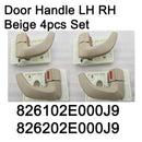 Manija de puerta genuina LH RH Beige 4 piezas 826102E000J9 826202E000J9 para Tucson 06-09