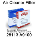 New Genuine Oem Air Cleaner Filter for Hyundai Santa Fe Kia Sedona Sorento 14-19