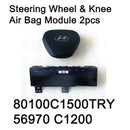 Genuine Oem Air Bag module 80100C1500TRY 56970C1200 2p For Hyundai Sonata 2018+