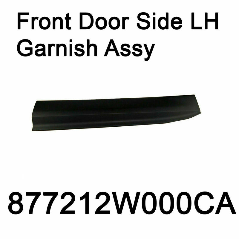Genuine Oem Front Door Side Molding Garnish LH 877212W000CA For Santa Fe 13-17