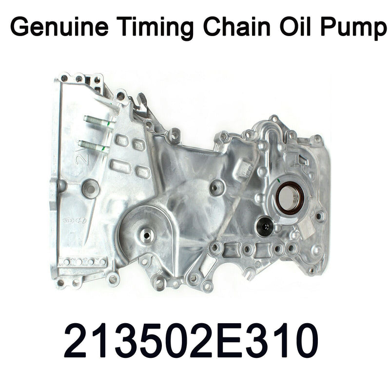 Genuine Oem Timing Chain Cover 213502E310 For Hyundai Tucson Kia Soul Forte14-18